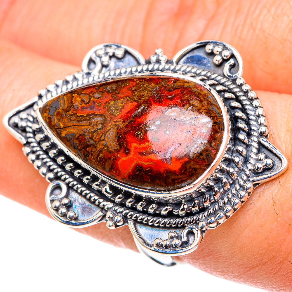 Moroccan Agate Rings handcrafted by Anasilvercos - RING94435