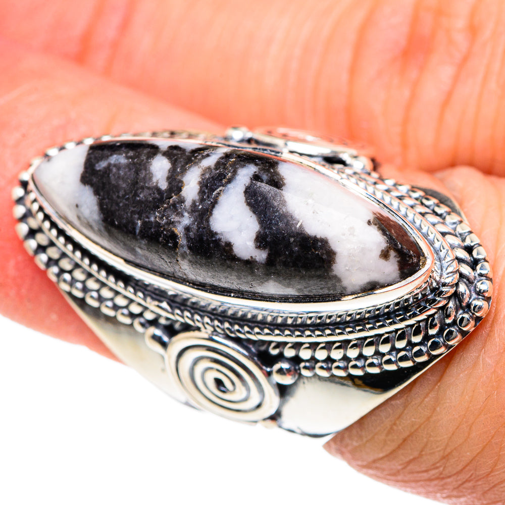 Pinolith Jasper Rings handcrafted by Anasilvercos - RING94447
