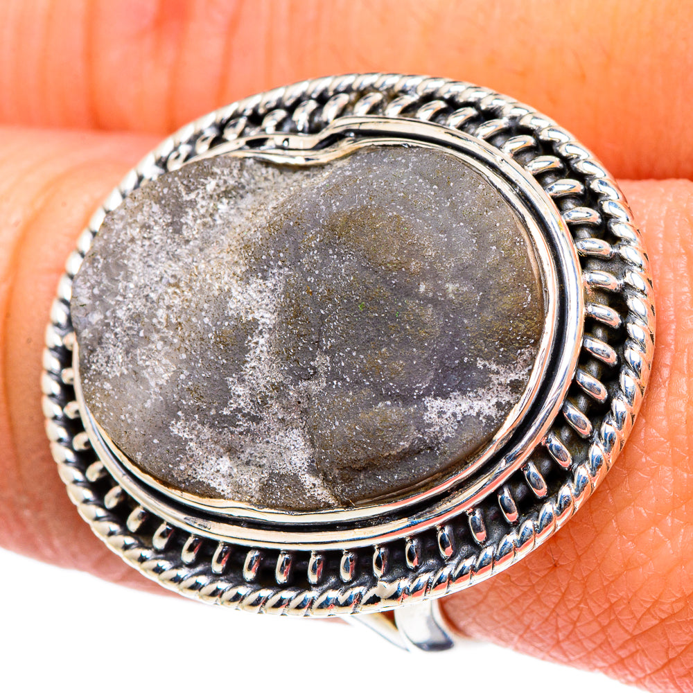 Desert Druzy Rings handcrafted by Anasilvercos - RING94456