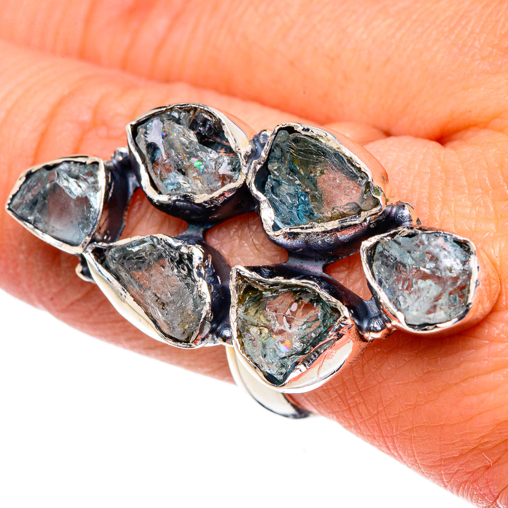 Aquamarine Rings handcrafted by Anasilvercos - RING94462