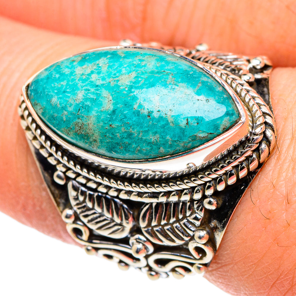 Amazonite Rings handcrafted by Anasilvercos - RING94471