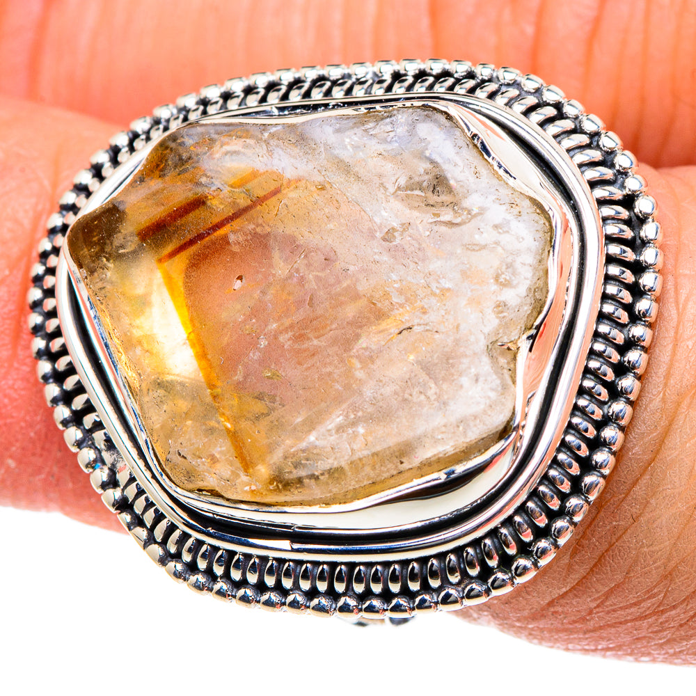 Citrine Rings handcrafted by Anasilvercos - RING94479