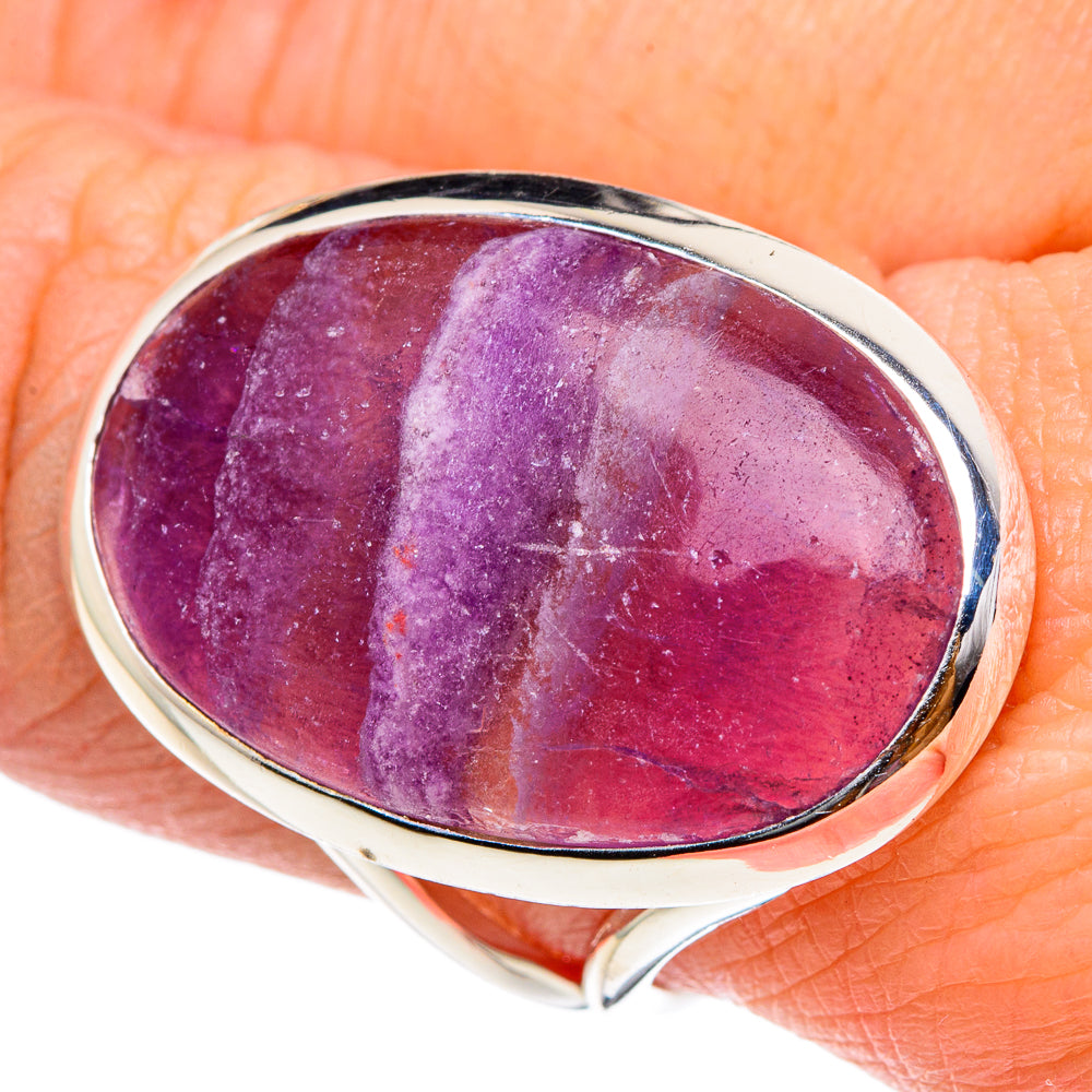 Chevron Amethyst Rings handcrafted by Anasilvercos - RING94488