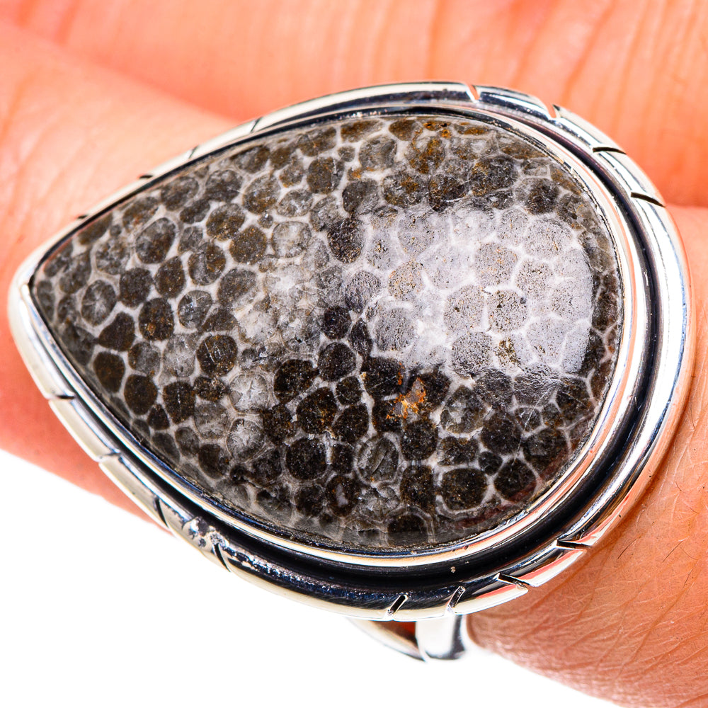 Stingray Coral Rings handcrafted by Anasilvercos - RING94491