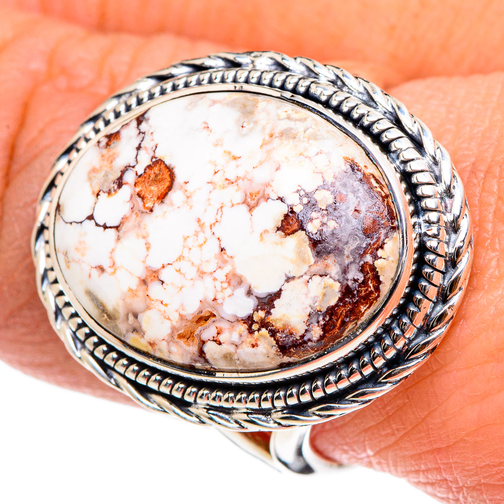 Wild Horse Jasper Rings handcrafted by Anasilvercos - RING94510