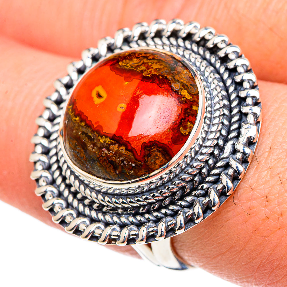 Moroccan Agate Rings handcrafted by Anasilvercos - RING94513