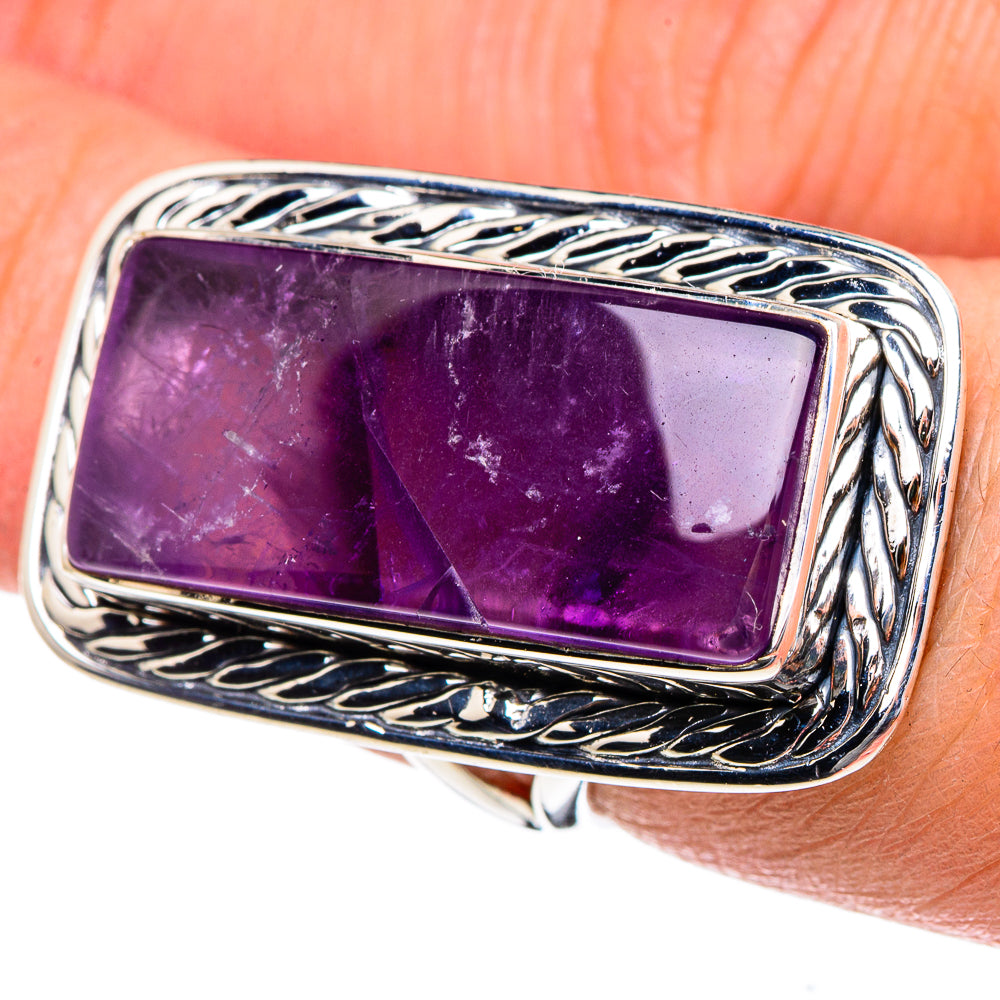 Amethyst Rings handcrafted by Anasilvercos - RING94524