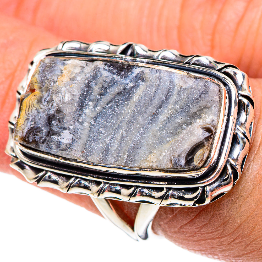 Desert Druzy Rings handcrafted by Anasilvercos - RING94535