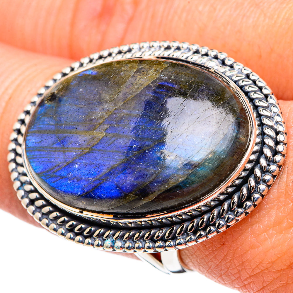 Labradorite Rings handcrafted by Anasilvercos - RING94540