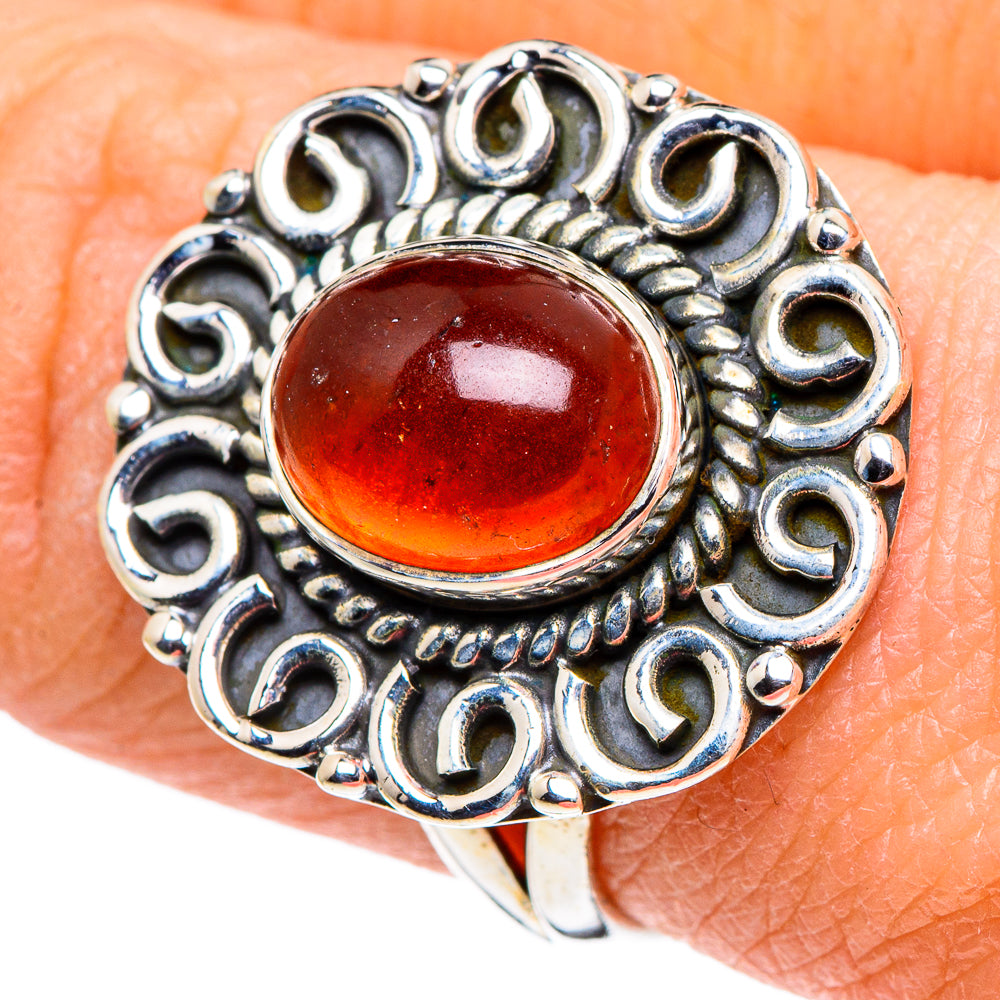 Carnelian Rings handcrafted by Anasilvercos - RING94561