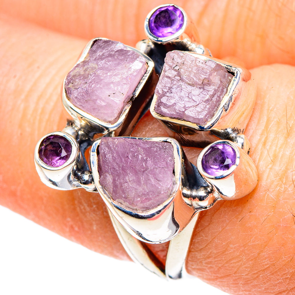 Rose Quartz Rings handcrafted by Anasilvercos - RING94563