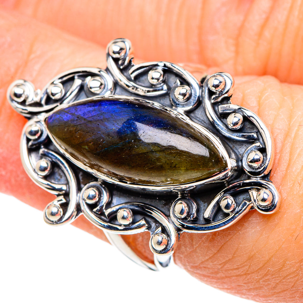 Labradorite Rings handcrafted by Anasilvercos - RING94579