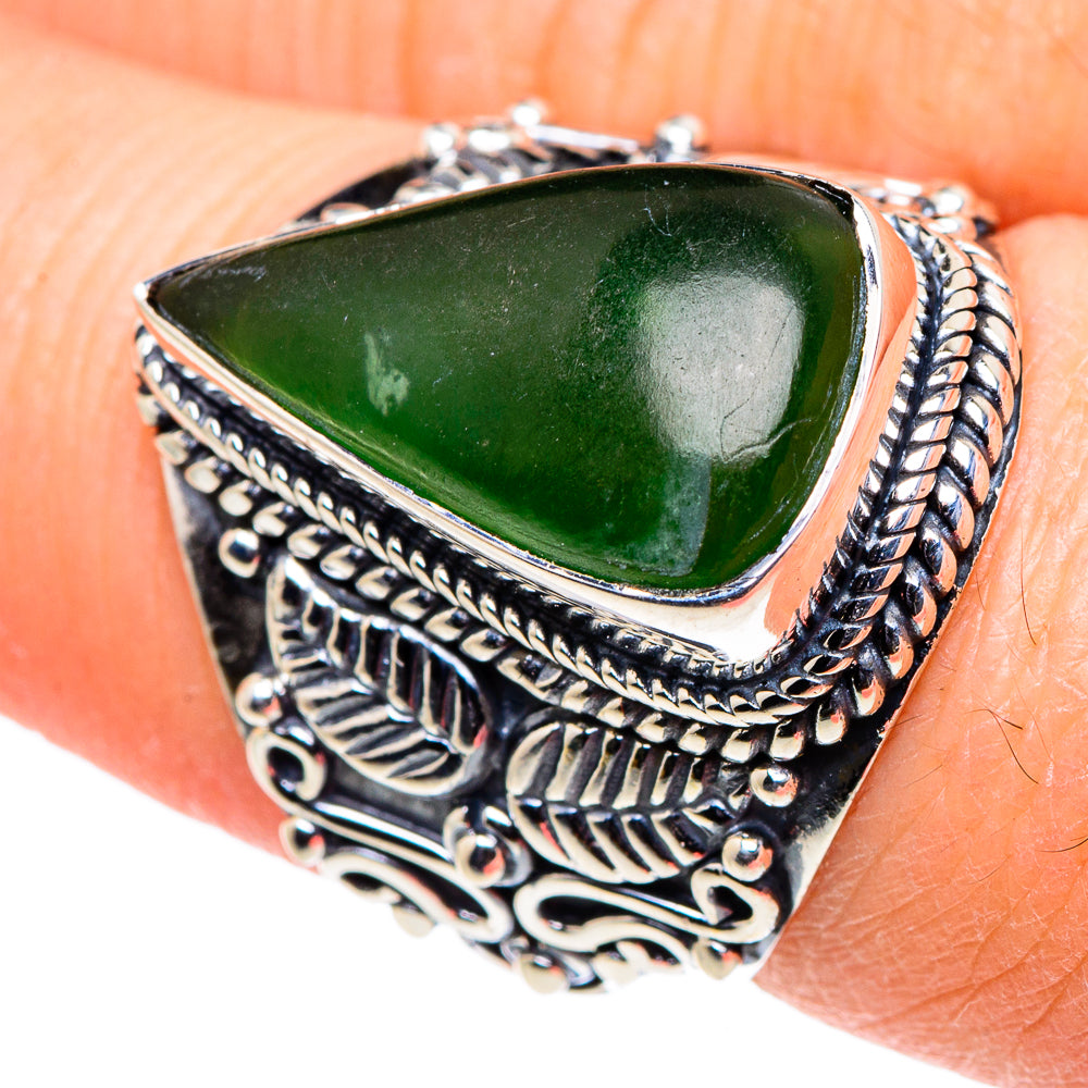 Chrysoprase Rings handcrafted by Anasilvercos - RING94584