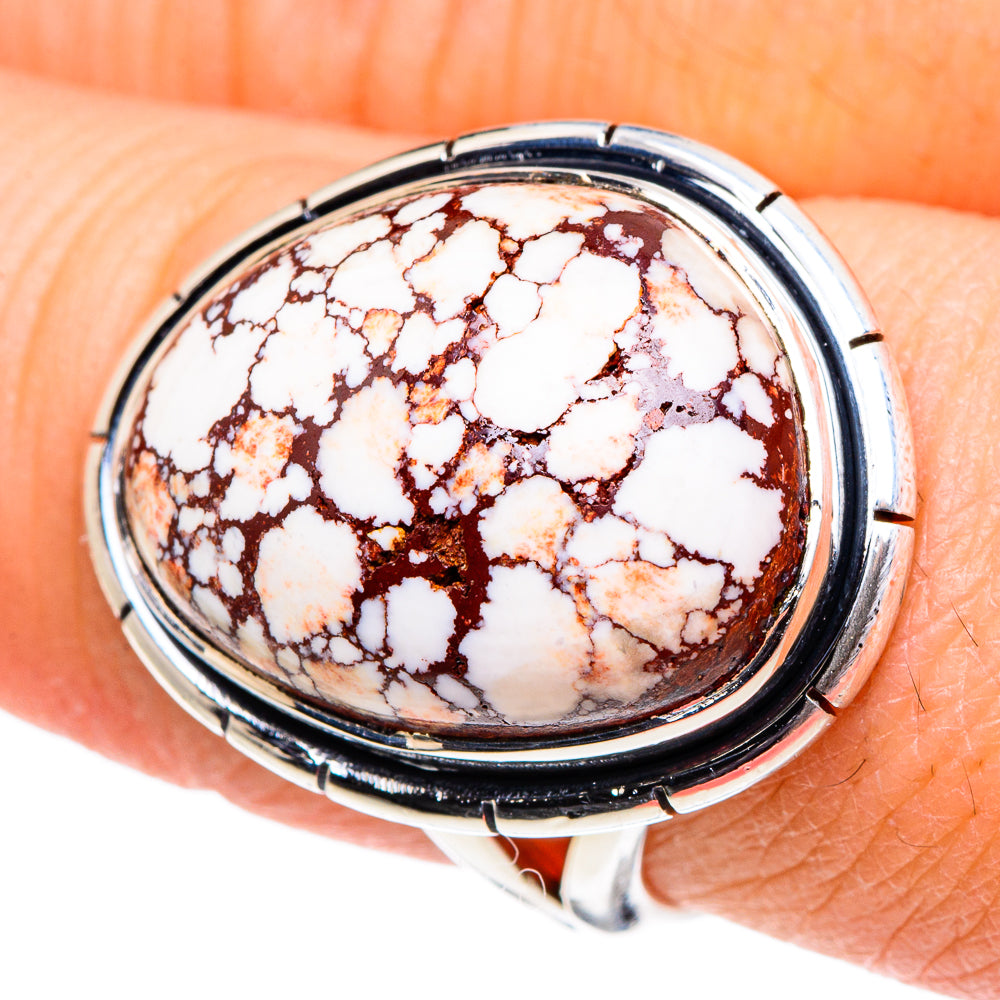 Wild Horse Jasper Rings handcrafted by Anasilvercos - RING94588