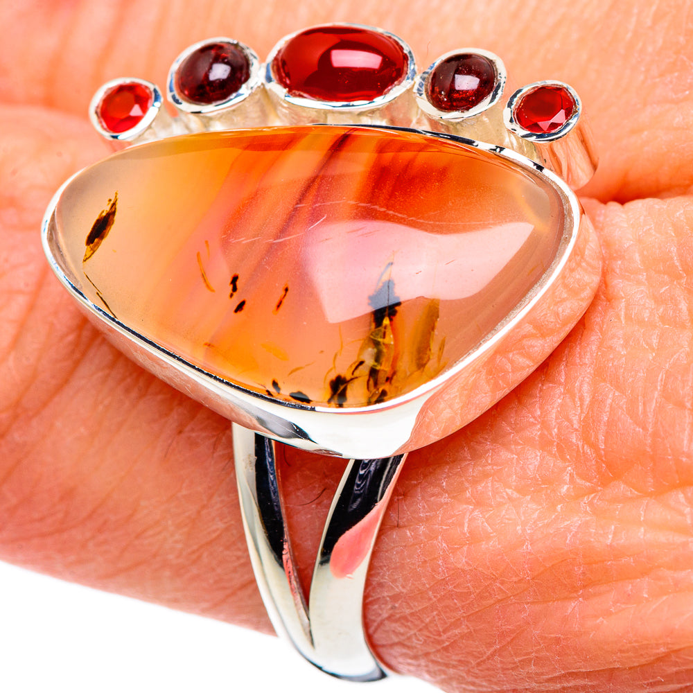 Montana Agate Rings handcrafted by Anasilvercos - RING94590