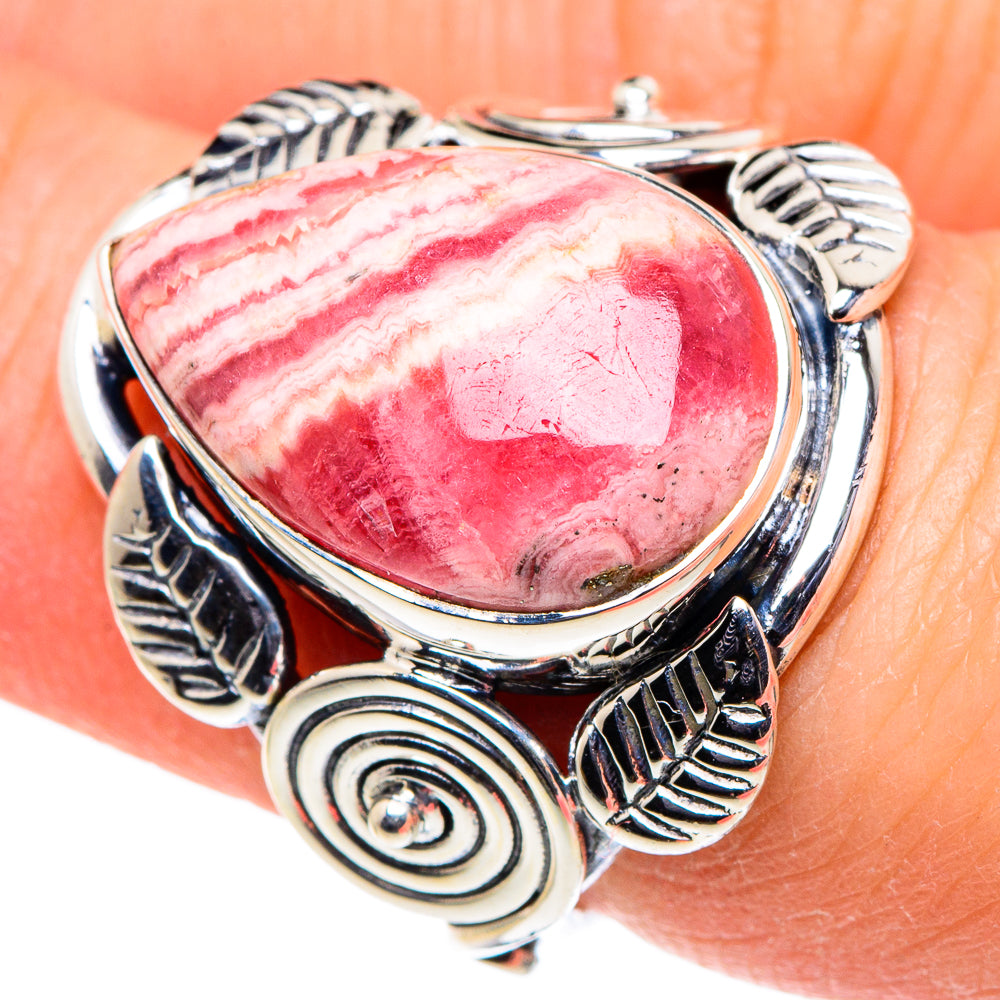 Rhodochrosite Rings handcrafted by Anasilvercos - RING94591