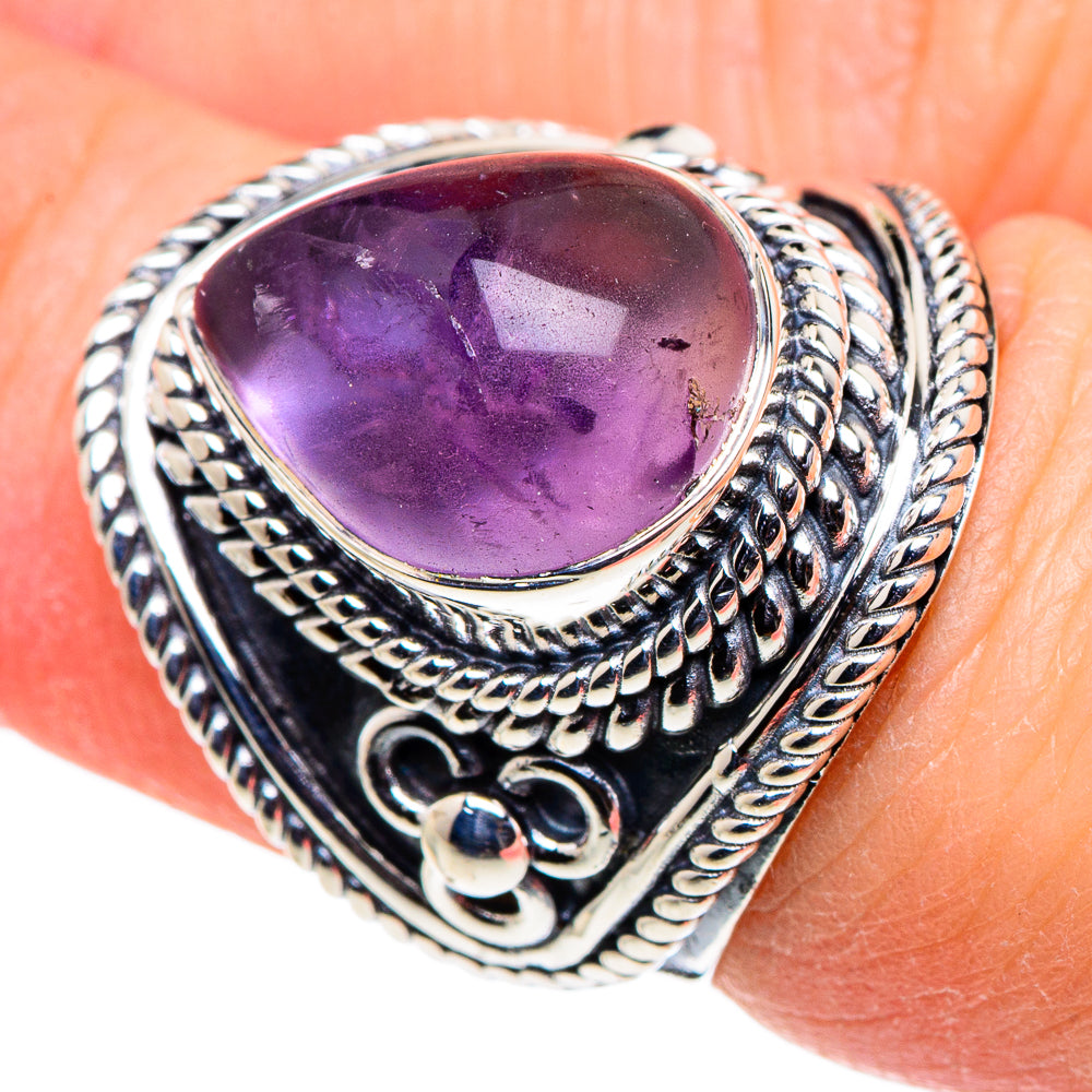 Amethyst Rings handcrafted by Anasilvercos - RING94594