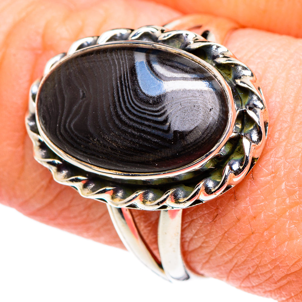Psilomelane Rings handcrafted by Anasilvercos - RING94596