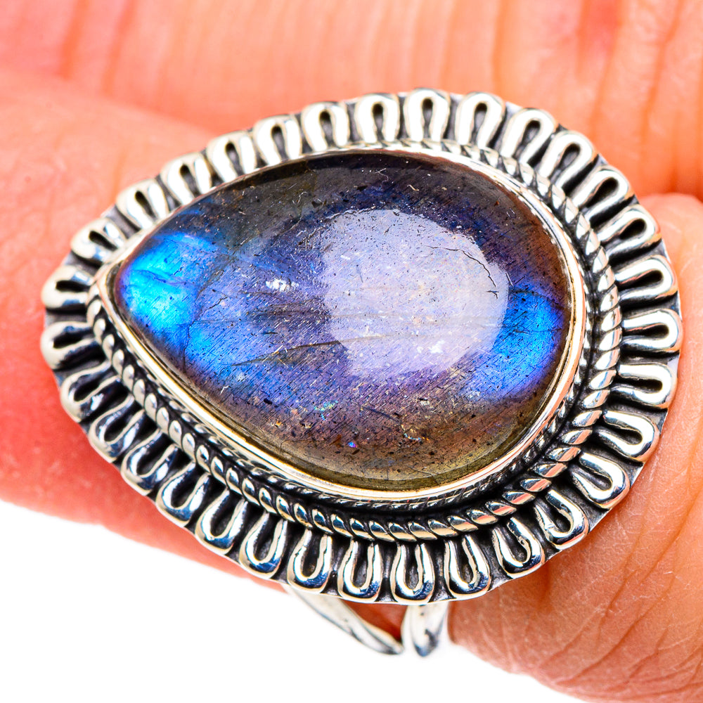 Labradorite Rings handcrafted by Anasilvercos - RING94604