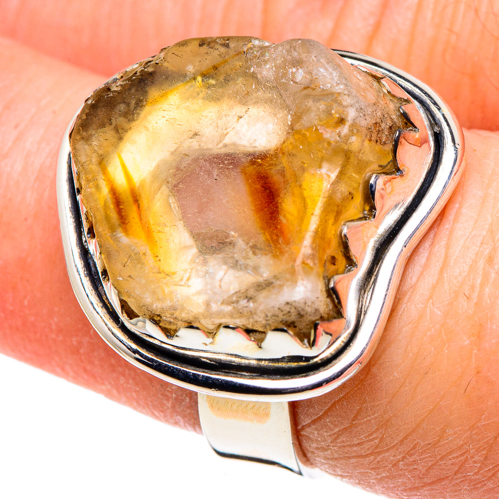 Citrine Rings handcrafted by Anasilvercos - RING94613