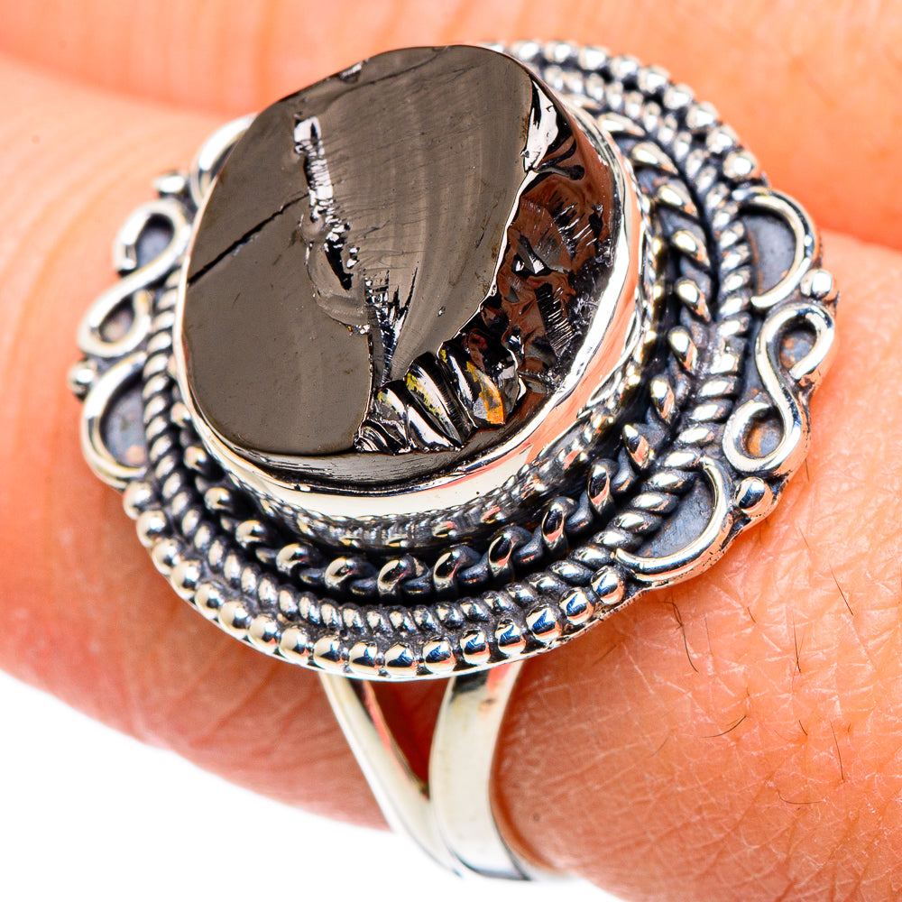 Shungite Rings handcrafted by Anasilvercos - RING94618