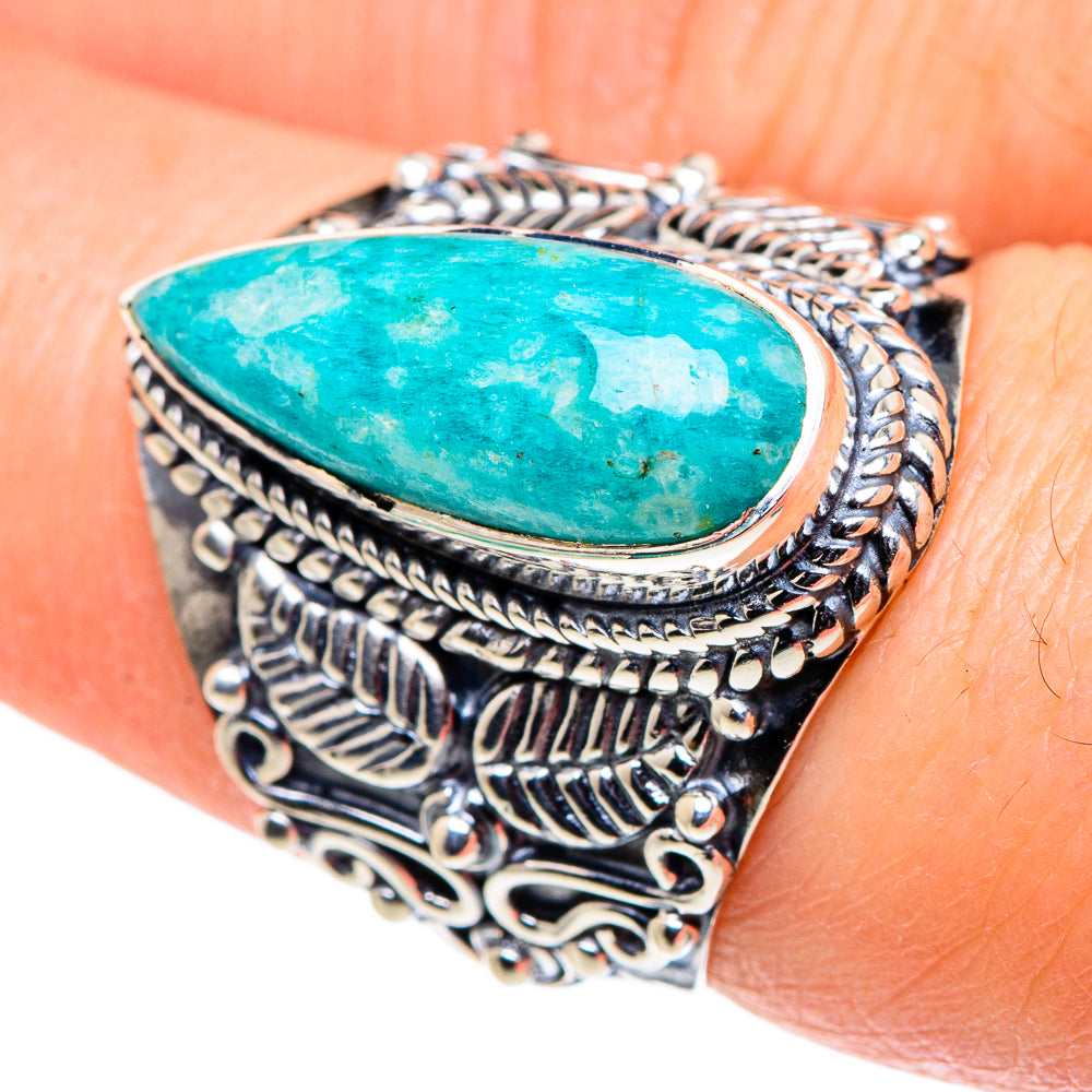 Amazonite Rings handcrafted by Anasilvercos - RING94630