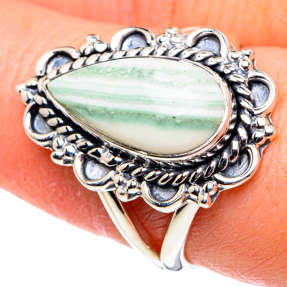 Ocean Jasper Rings handcrafted by Anasilvercos - RING94631