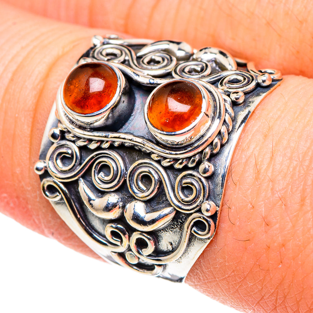 Carnelian Rings handcrafted by Anasilvercos - RING94634