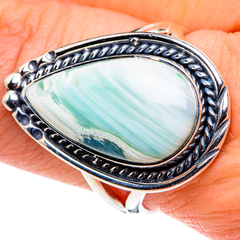 Ocean Jasper Rings handcrafted by Anasilvercos - RING94659