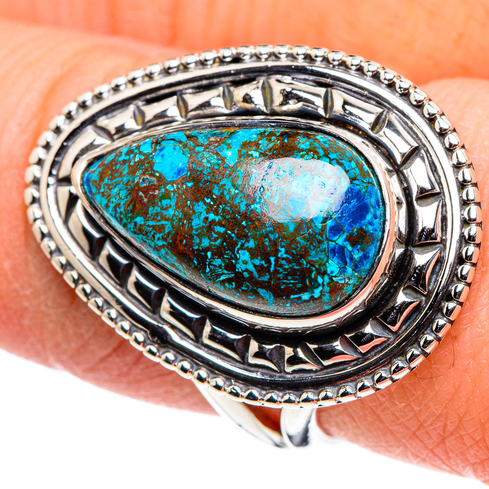 Shattuckite Rings handcrafted by Anasilvercos - RING94673