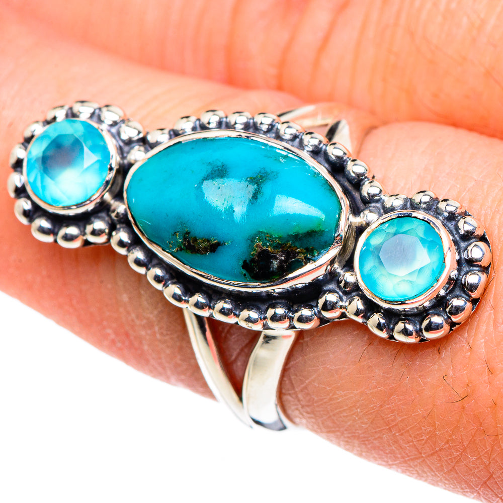 Chrysocolla Rings handcrafted by Anasilvercos - RING94675