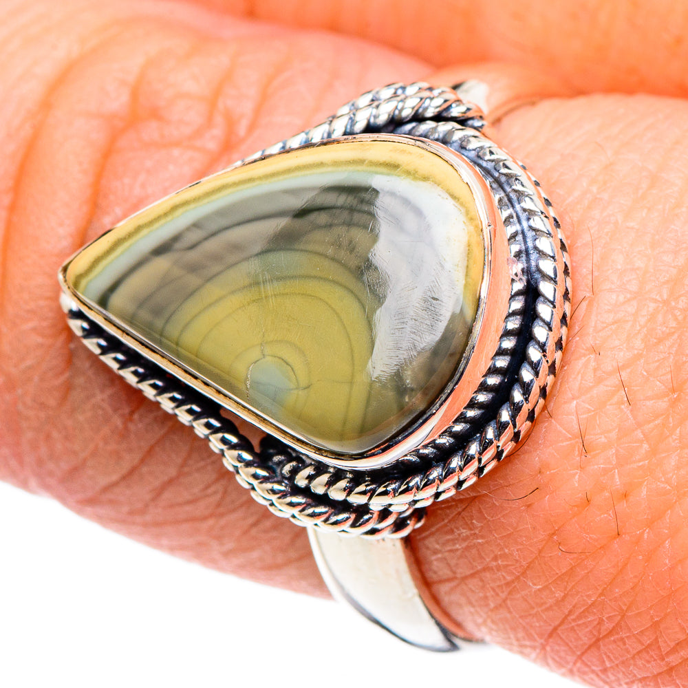 Willow Creek Jasper Rings handcrafted by Anasilvercos - RING94689