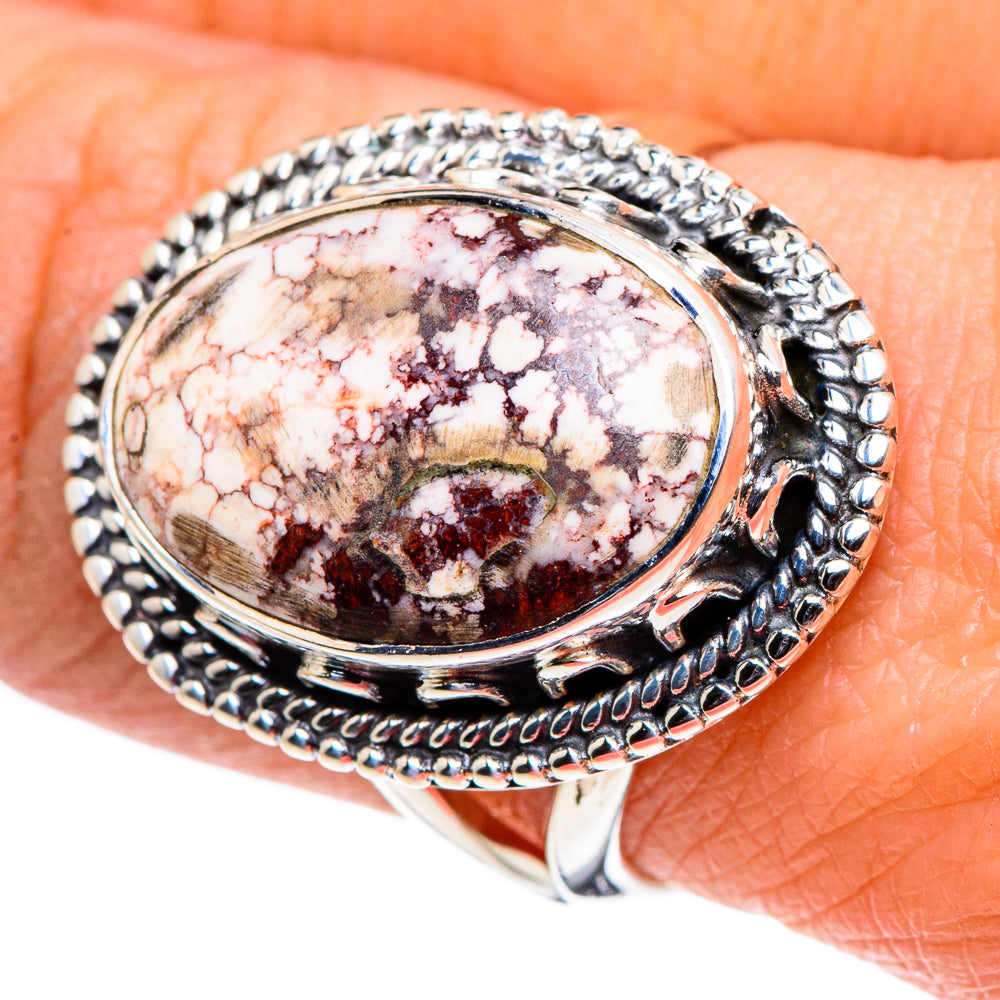 Wild Horse Jasper Rings handcrafted by Anasilvercos - RING94692