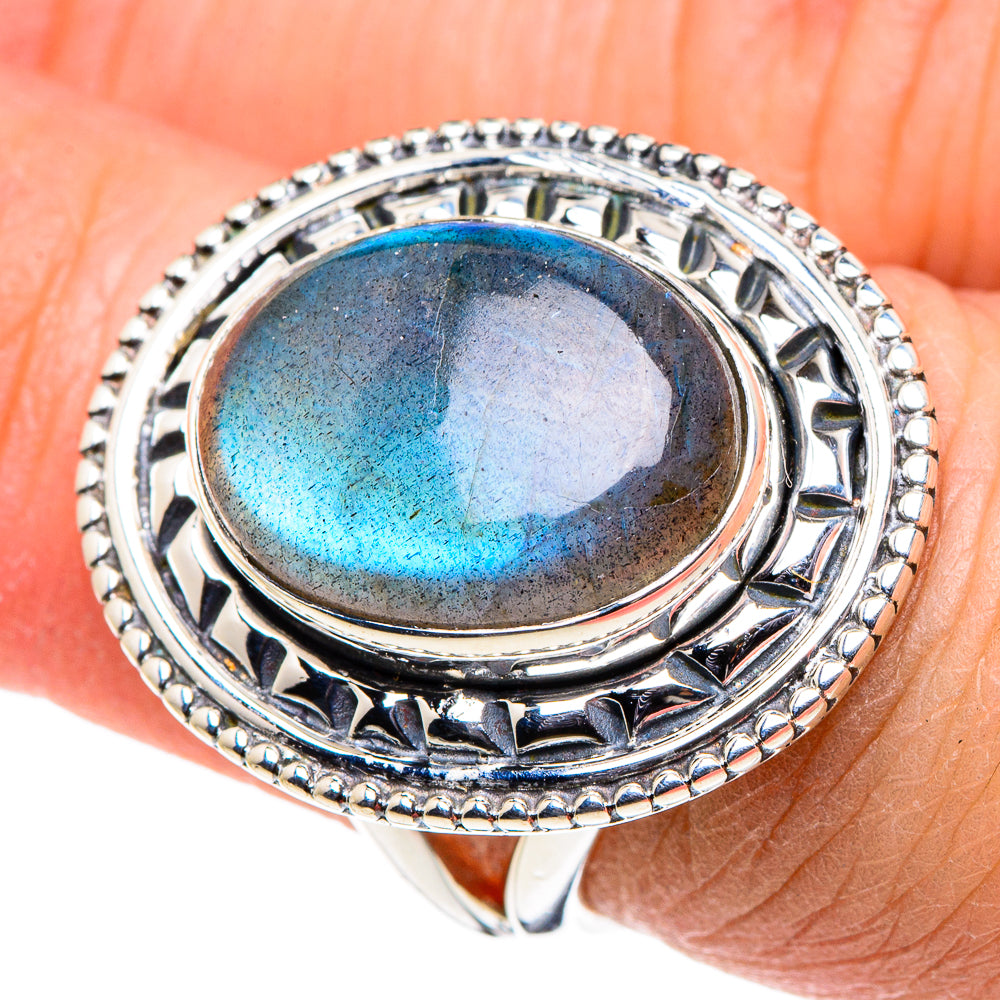 Labradorite Rings handcrafted by Anasilvercos - RING94699