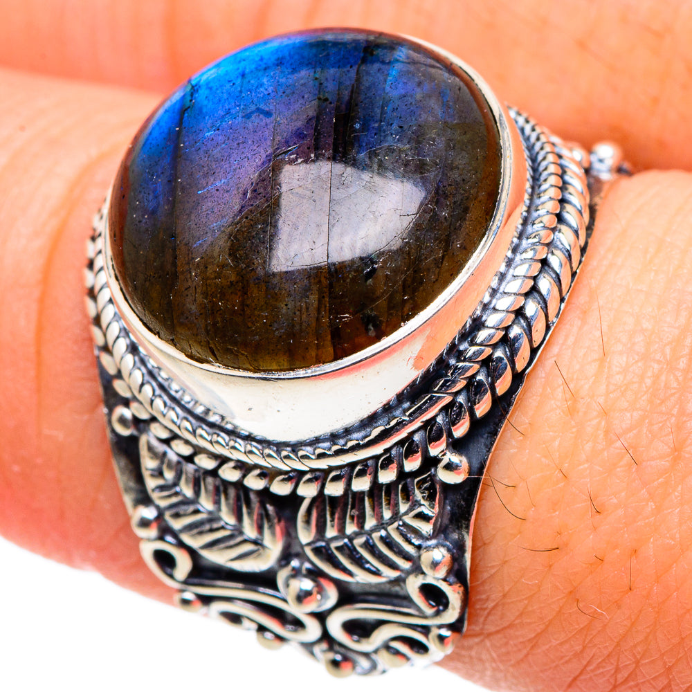 Labradorite Rings handcrafted by Anasilvercos - RING94704
