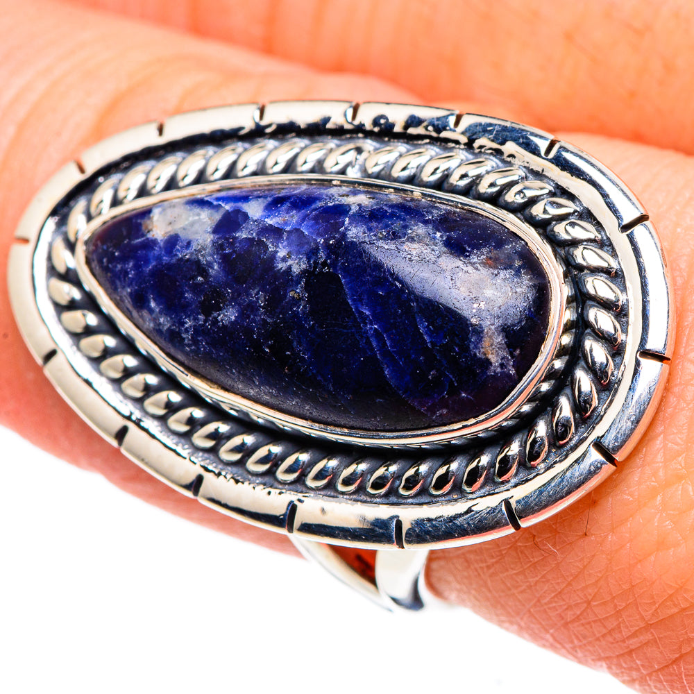 Sodalite Rings handcrafted by Anasilvercos - RING94705