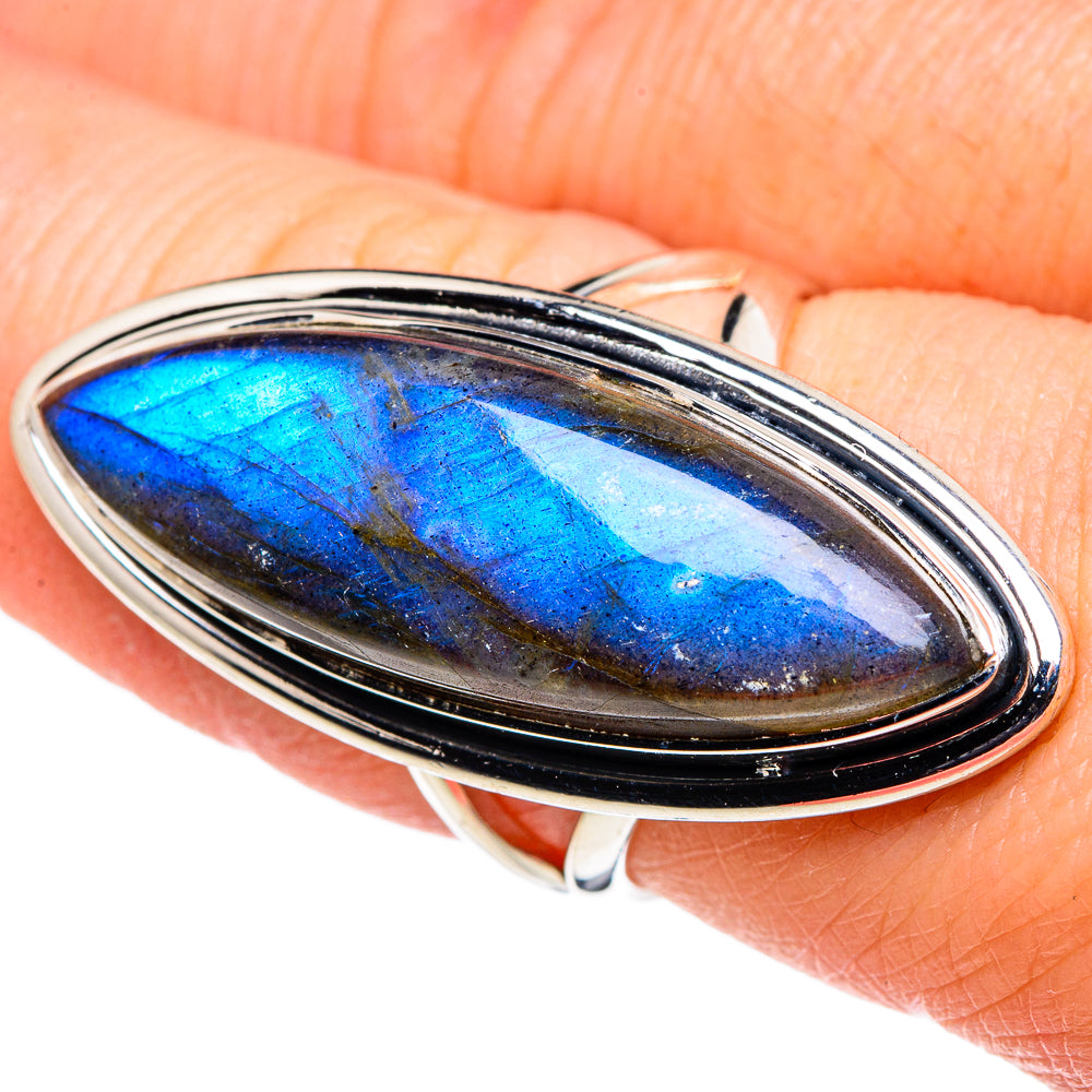 Labradorite Rings handcrafted by Anasilvercos - RING94708