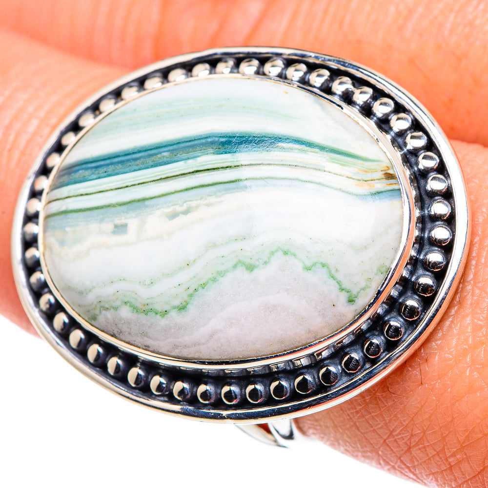 Ocean Jasper Rings handcrafted by Anasilvercos - RING94780