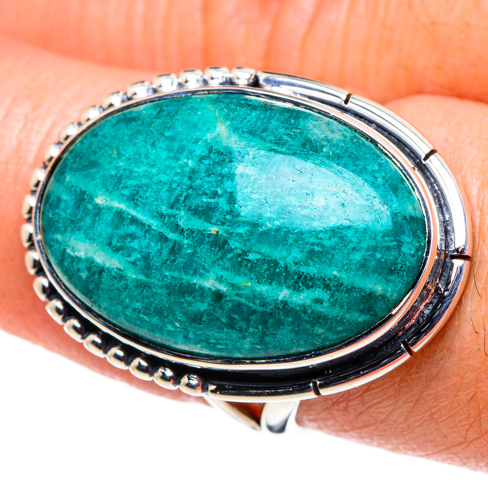 Amazonite Rings handcrafted by Anasilvercos - RING94784