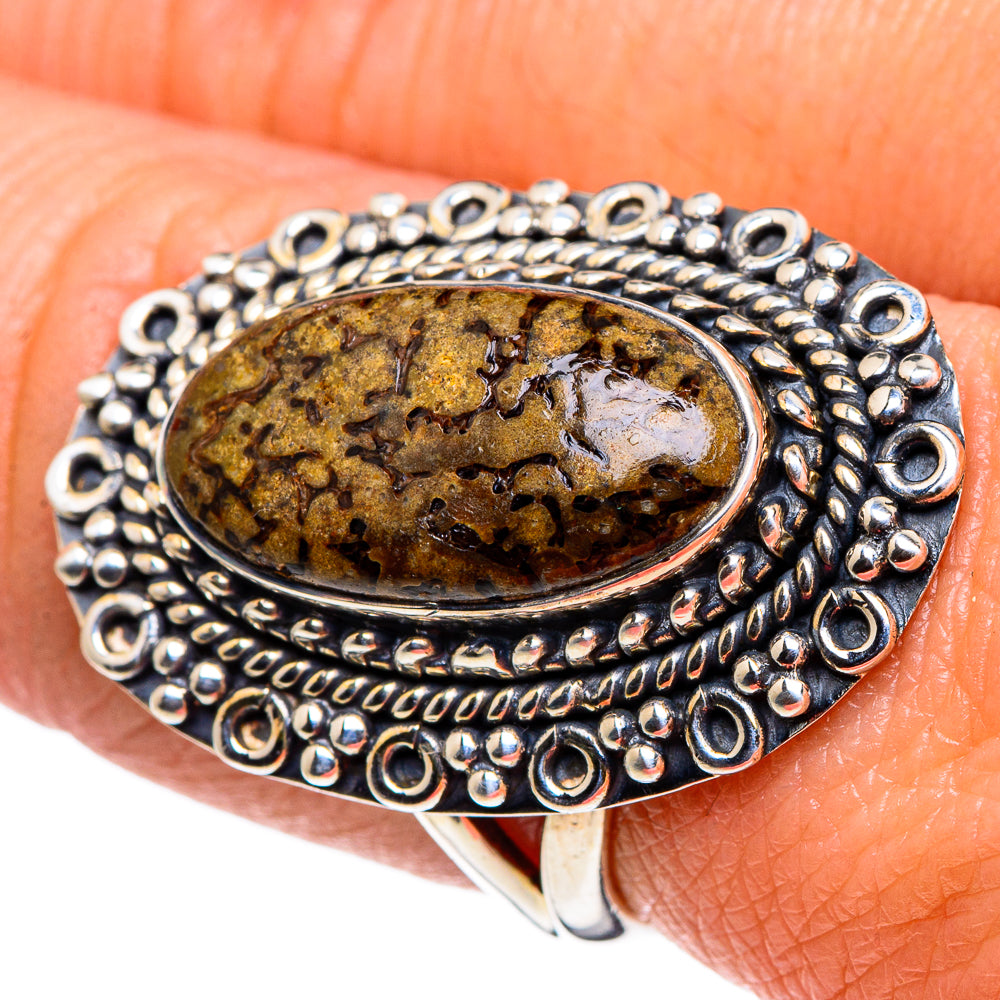Dinosaur Bone Rings handcrafted by Anasilvercos - RING94790