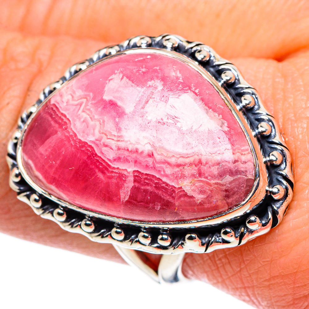 Rhodochrosite Rings handcrafted by Anasilvercos - RING94799