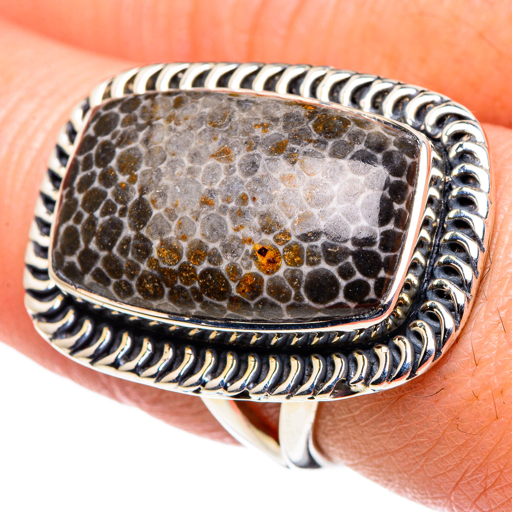 Stingray Coral Rings handcrafted by Anasilvercos - RING94837