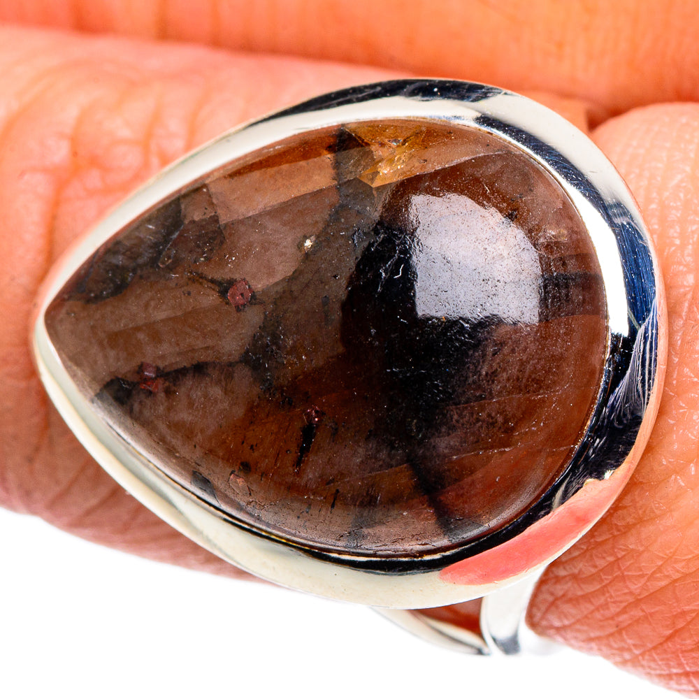 Chiastolite Rings handcrafted by Anasilvercos - RING94840