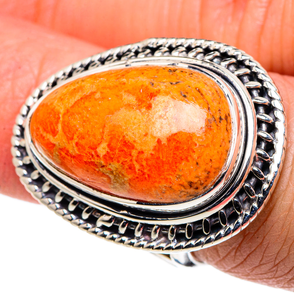 Sponge Coral Rings handcrafted by Anasilvercos - RING94844