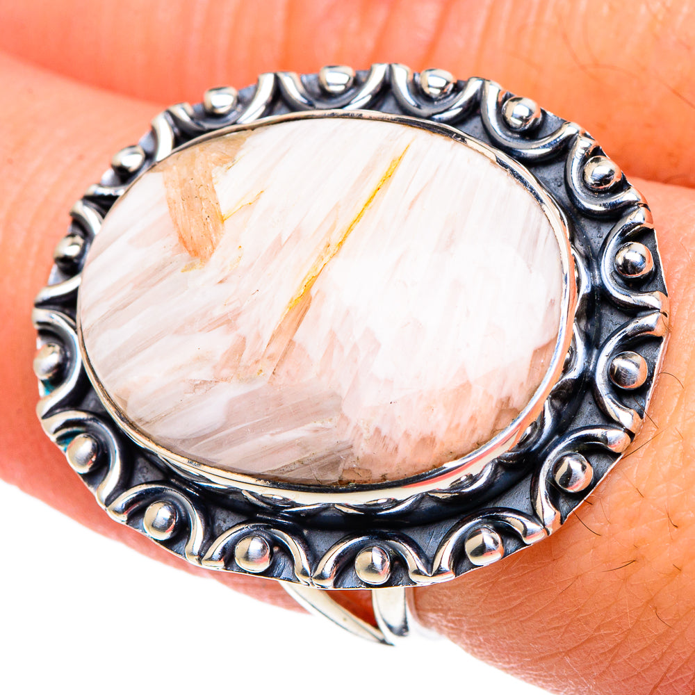 Scolecite Rings handcrafted by Anasilvercos - RING94846