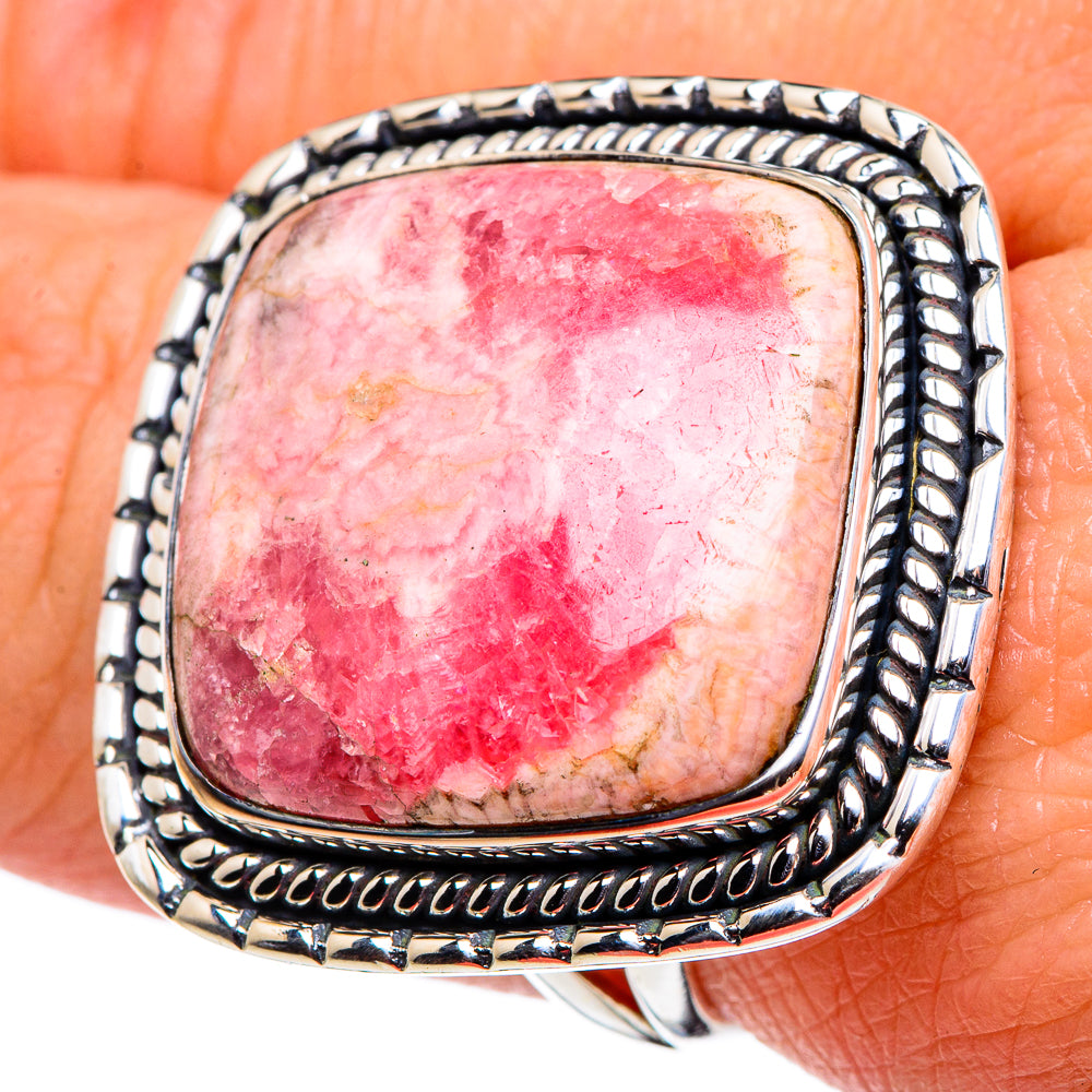 Rhodochrosite Rings handcrafted by Anasilvercos - RING94847
