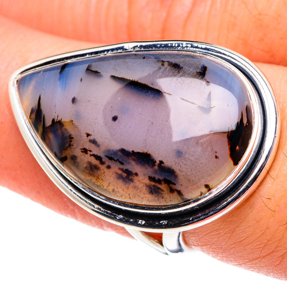 Dendritic Opal Rings handcrafted by Anasilvercos - RING94854