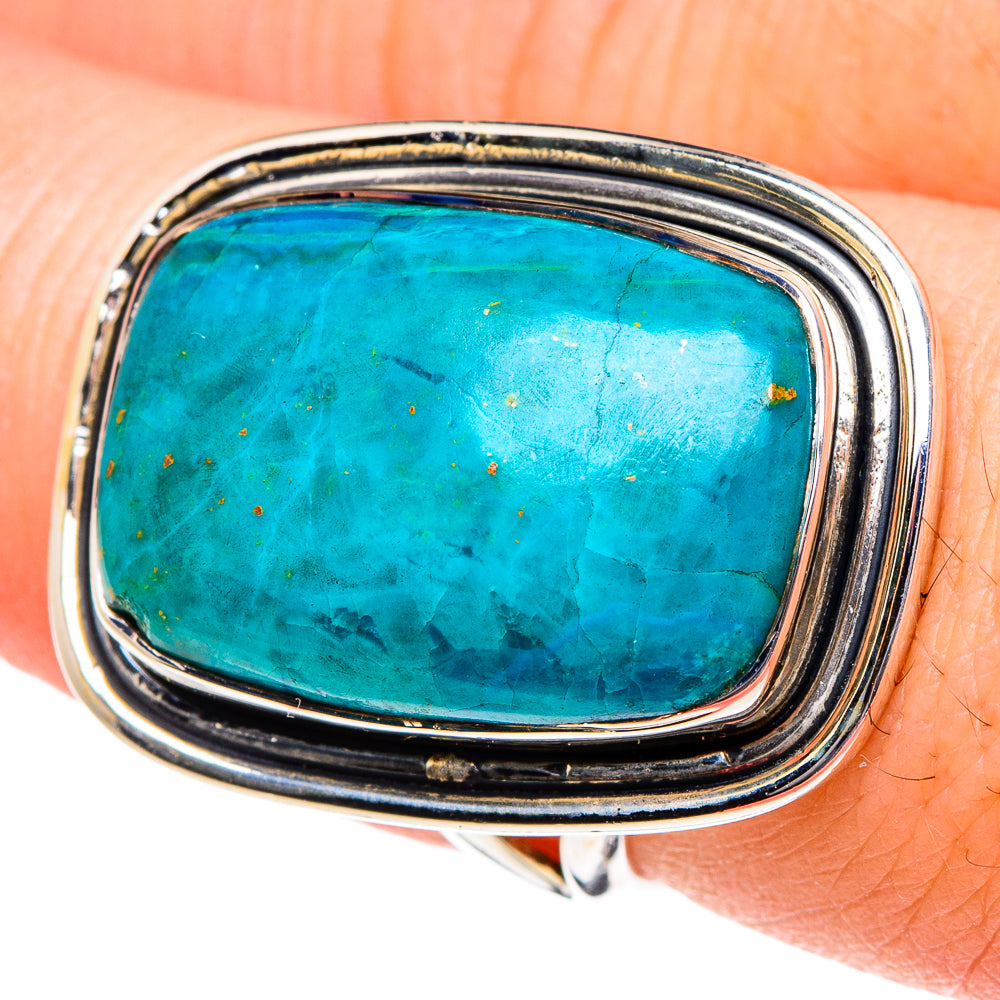 Chrysocolla Rings handcrafted by Anasilvercos - RING94869