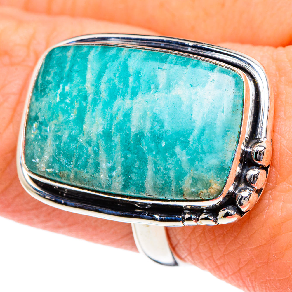 Amazonite Rings handcrafted by Anasilvercos - RING94871