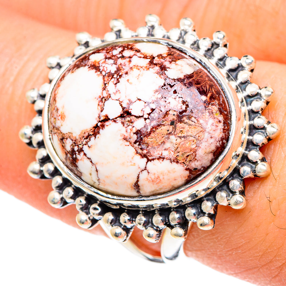 Wild Horse Jasper Rings handcrafted by Anasilvercos - RING94874